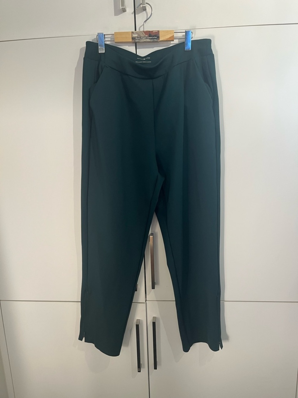 Active USA Dark Green Track Jogger Pants
